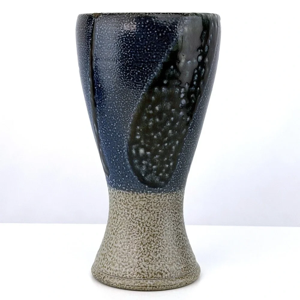 Rock Hard Stoneware Paul Morris Salt Glaze Studio Art Pottery Vase 8